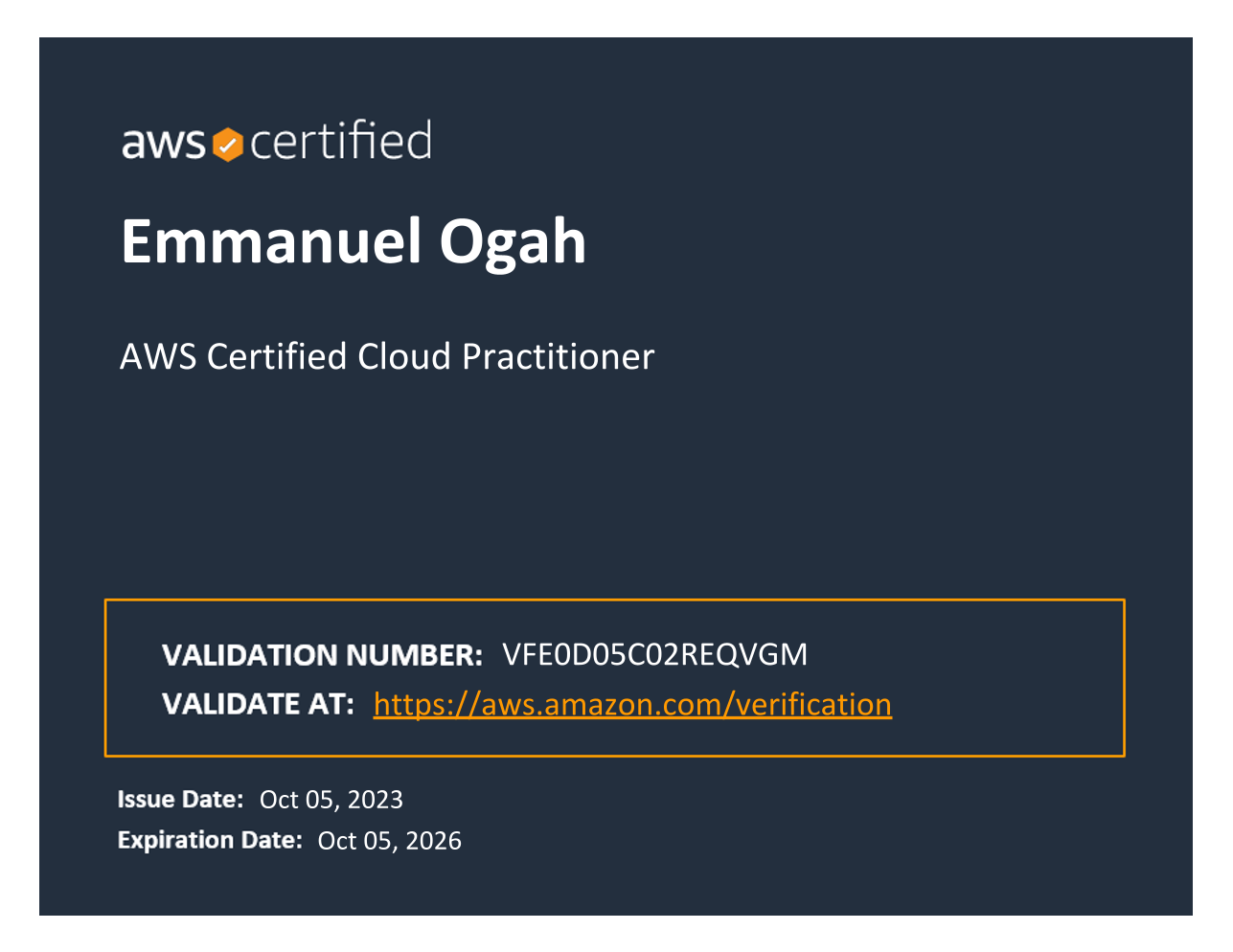 AWS Cloud Practitioner placeholder